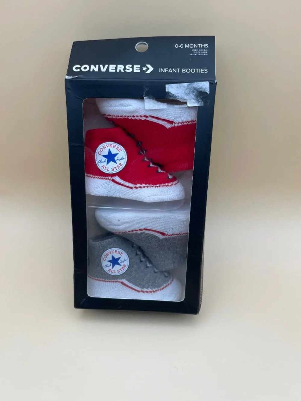 Baby Converse 2-pack Chuck Taylor Sock Booties, NWT